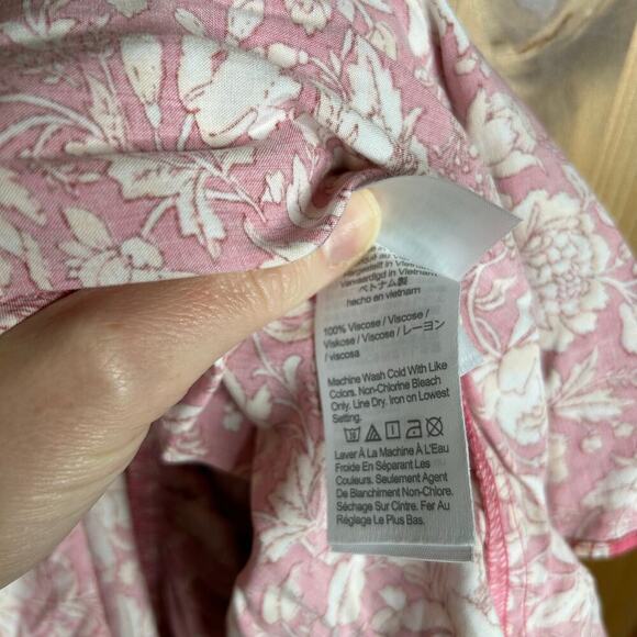 J. Crew Tiered Maxi Dress Tossed Floral Women’s XS Pink Ruffle Romantic Fairy - Picture 13 of 13